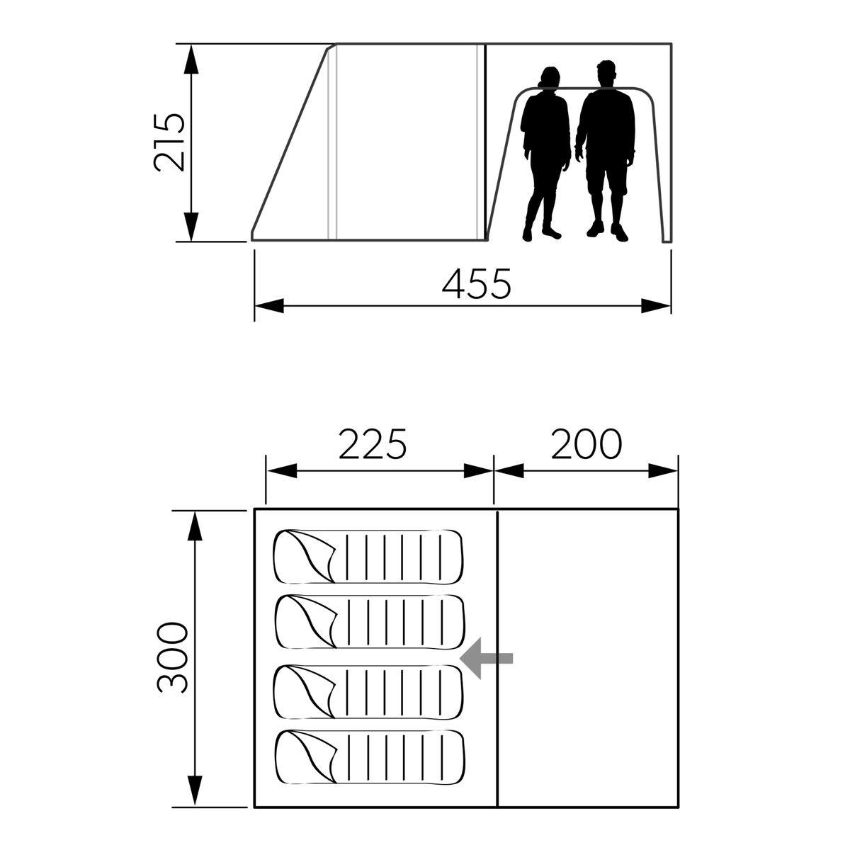 Dometic Santorini FTK 2X4 TC