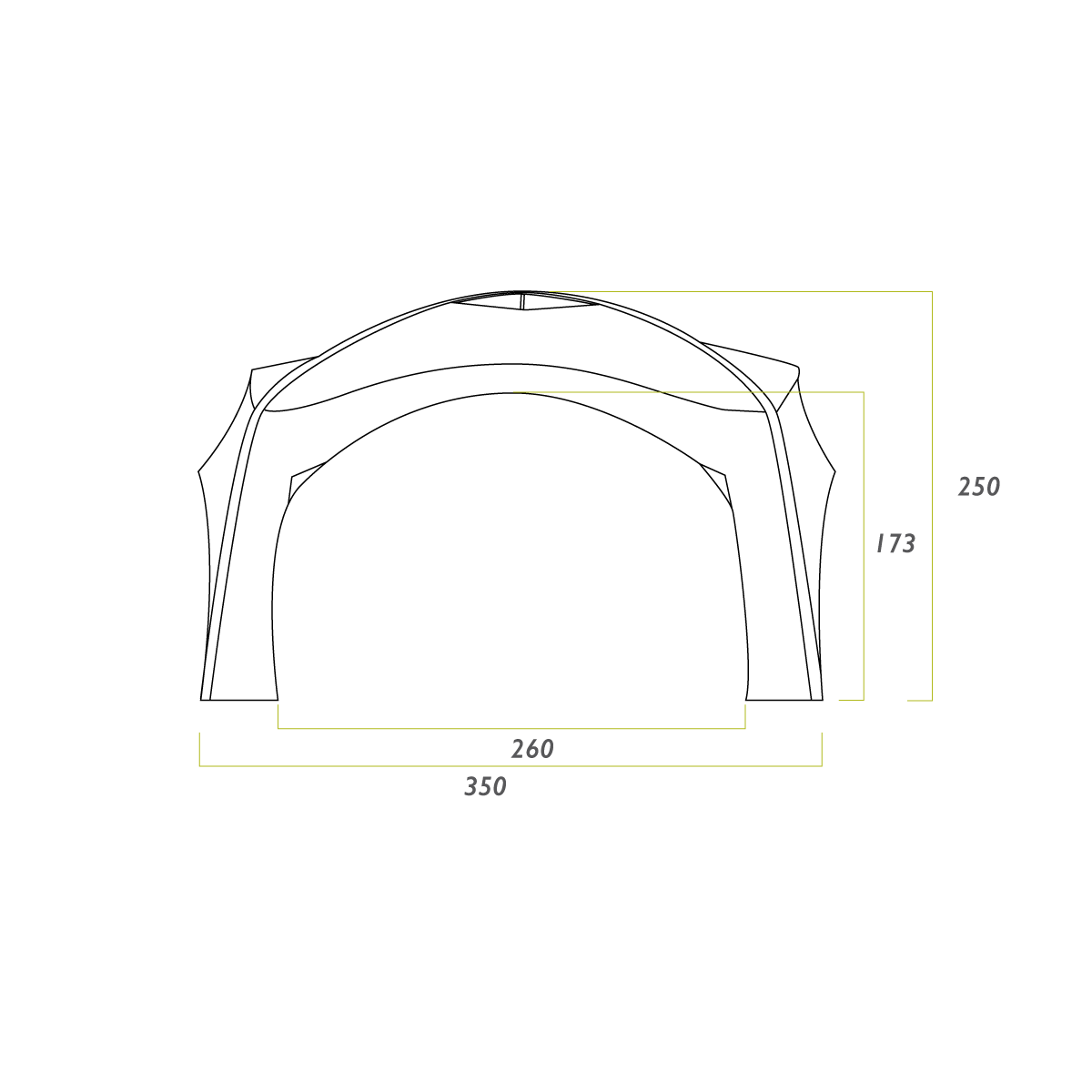 Zempire Evobase 3 Air Shelter