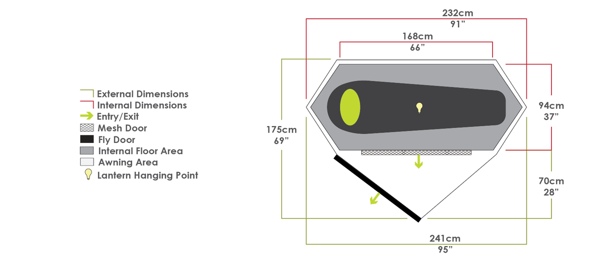 Zempire Atom 1 Person Tent