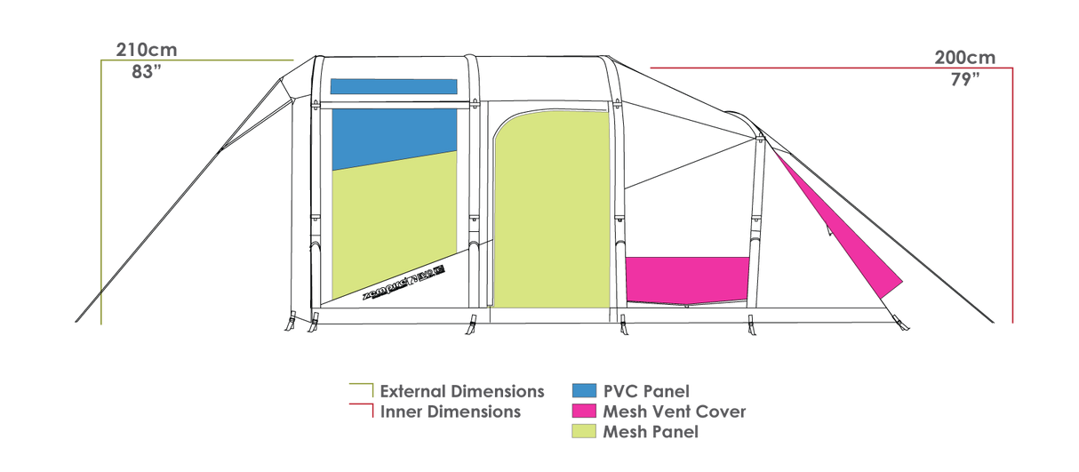 Zempire Evo TM V2 Air Tent