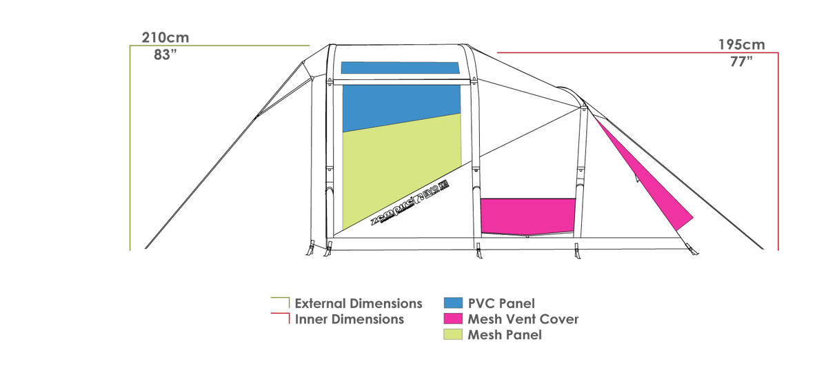 Zempire Evo TS V2 Air Tent