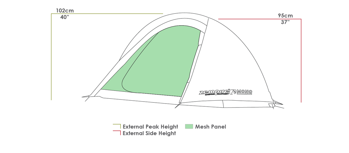Zempire Mono 1 Person Dome Tent