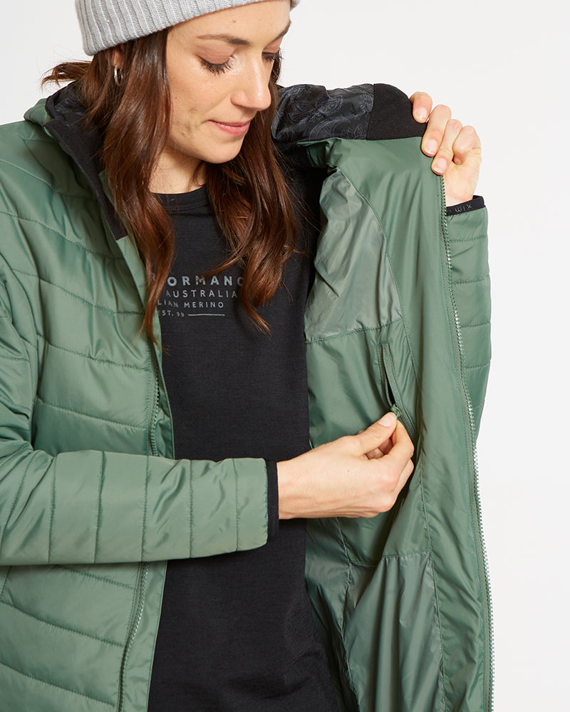 Highlander Longline Ladies Insulated Puffer Jacket