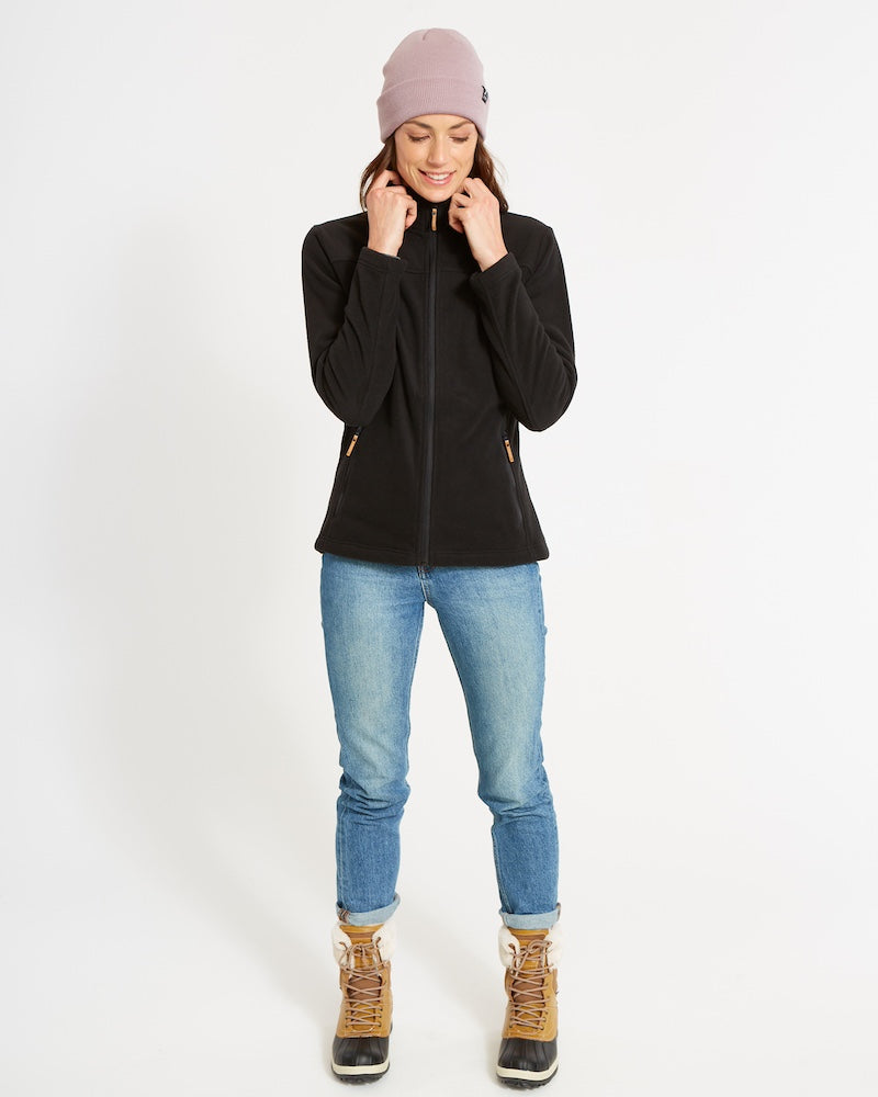 Wanderer II Womens Zip-Up DWR Fleece Jacket