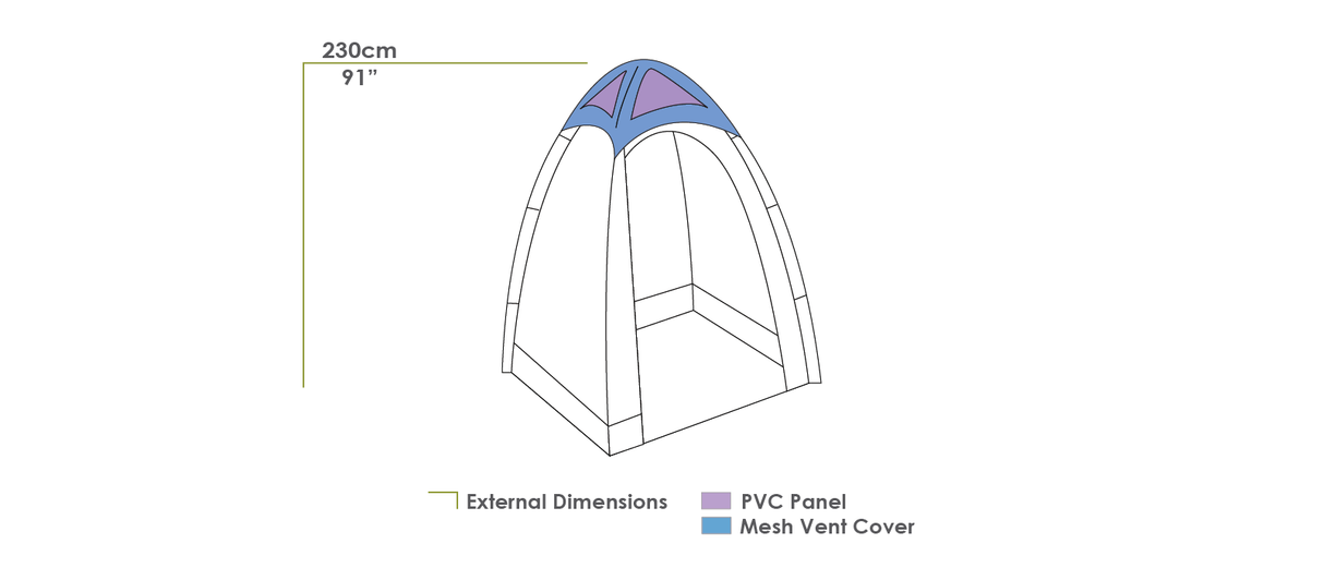 Zempire Pocket Rocket Shower Tent