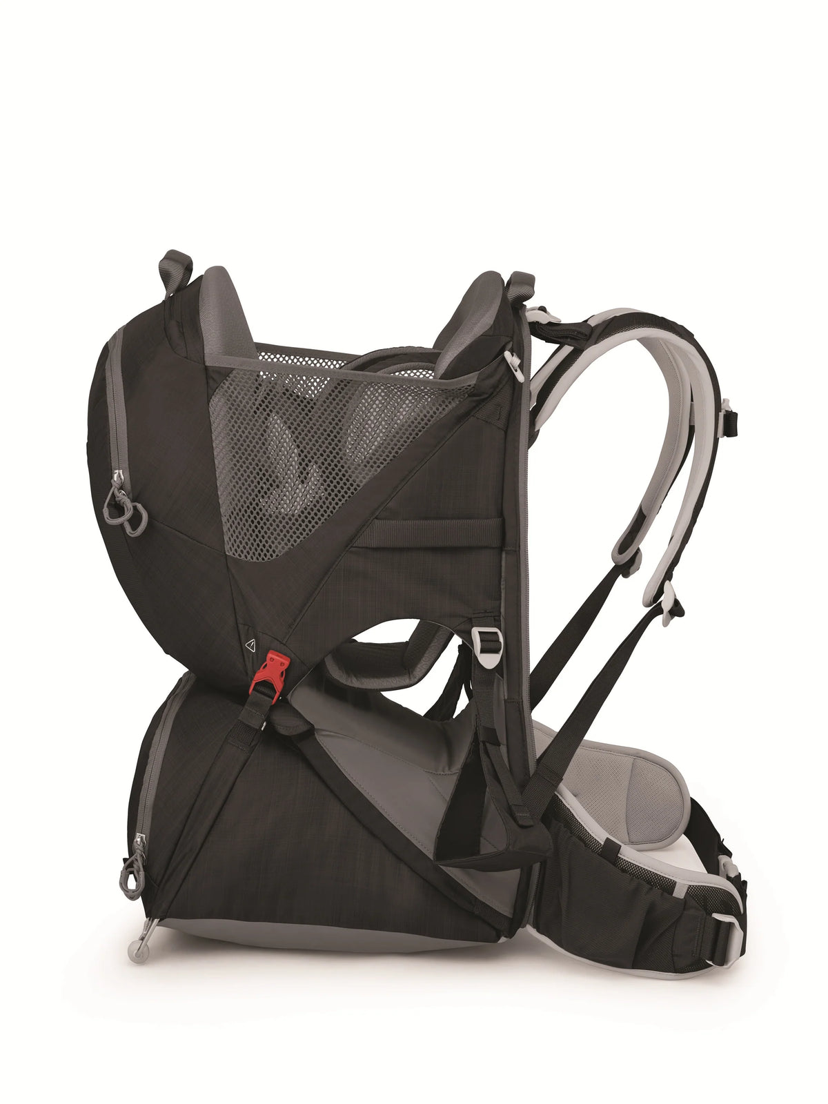 Osprey Poco LT Child Carrier in Black, side view