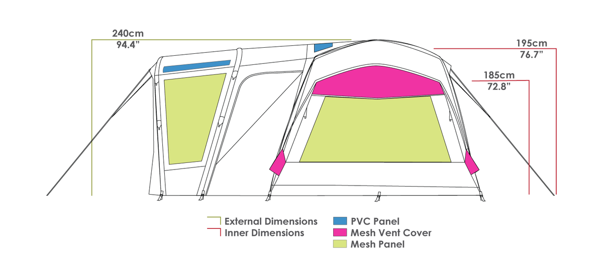 Zempire Pro II V2 Air Tent - Clearance