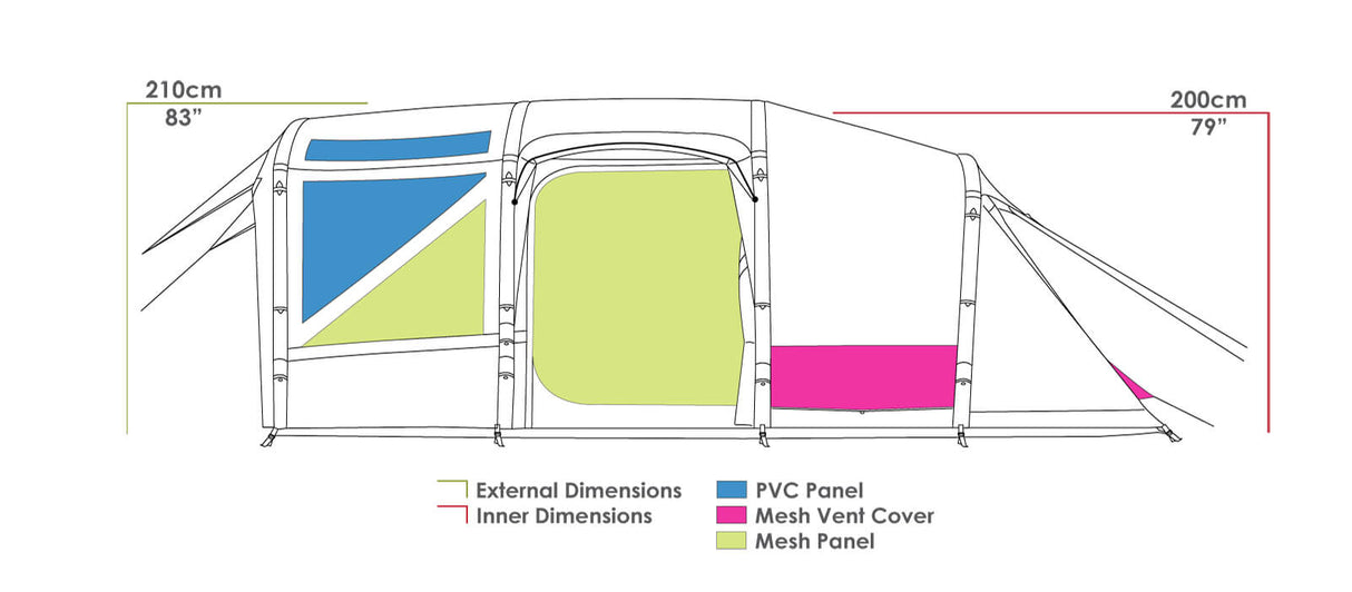 Zempire Pro TM V2 Air Tent