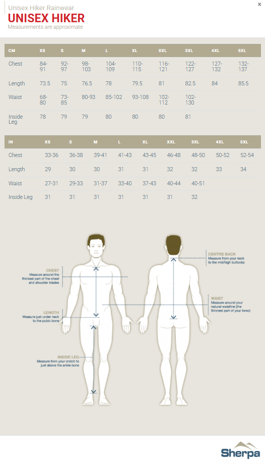 Sherpa Stay Dry Hiker II Rain Jacket