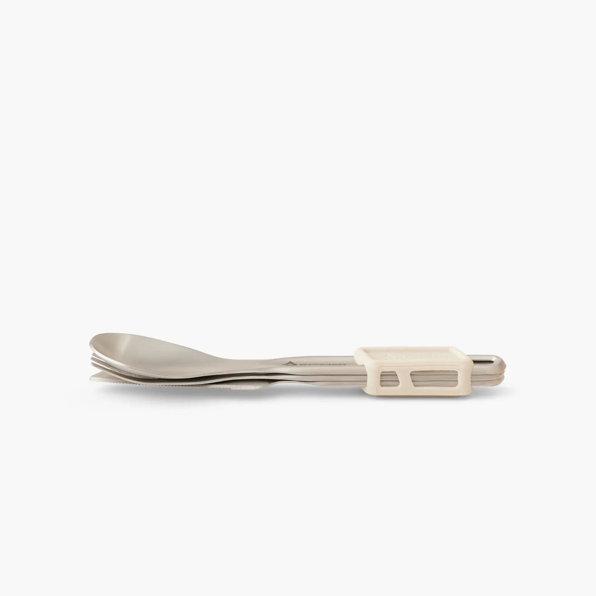 Sea to Summit Detour Stainless Steel Cutlery Set, nested with its keeper