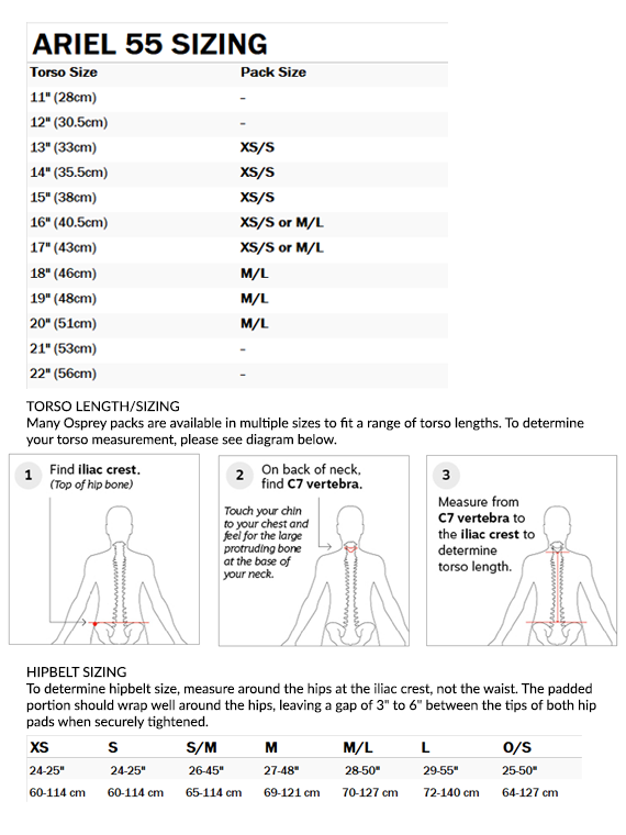 Osprey Ariel 55 (Women)