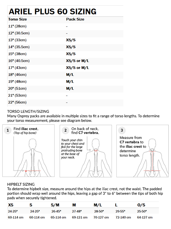Osprey Ariel Plus 60 (Women)