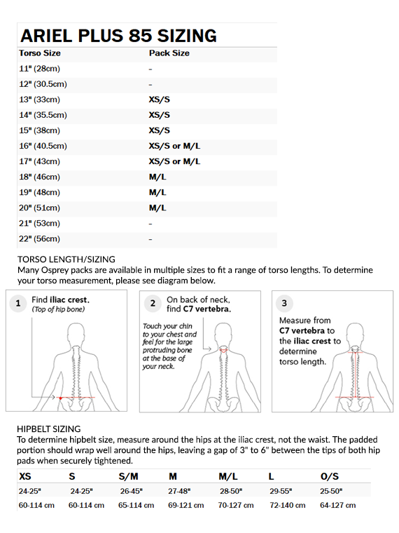 Osprey Ariel Plus 85 (Women)
