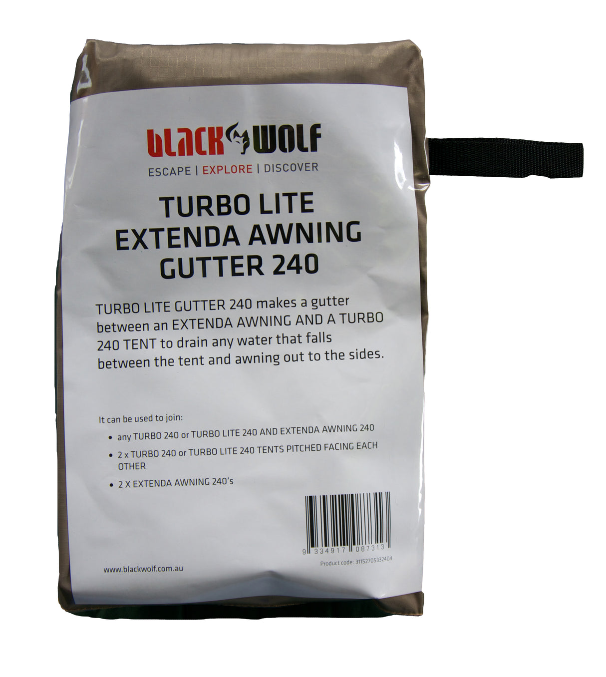 BlackWolf Turbo Tent Extenda Awning Gutter - Clearance