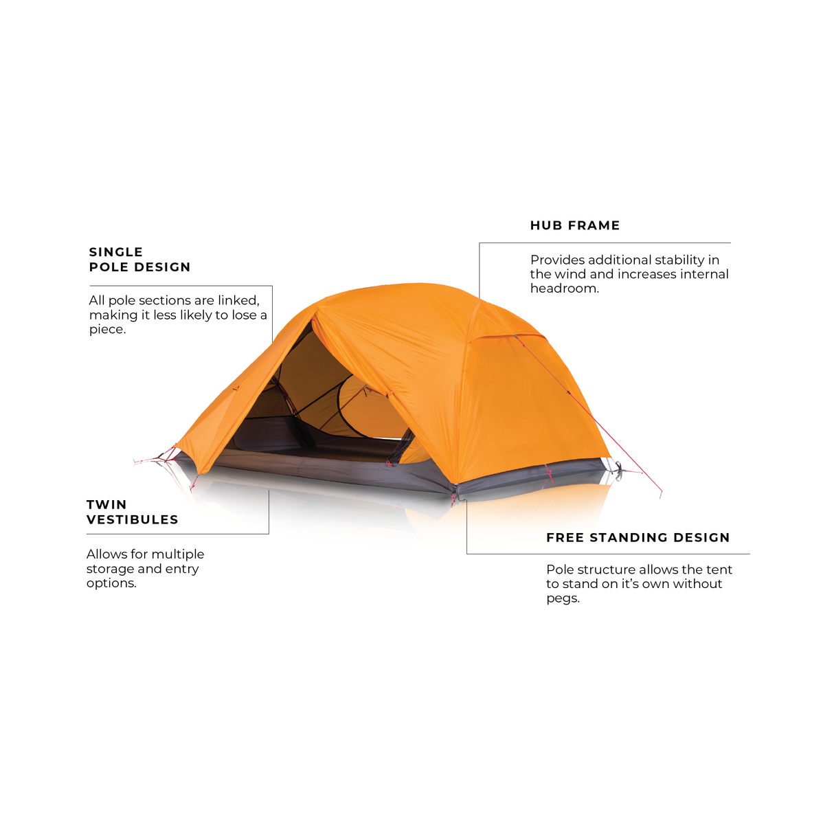 Zempire Zeus 2 Person Dome Tent