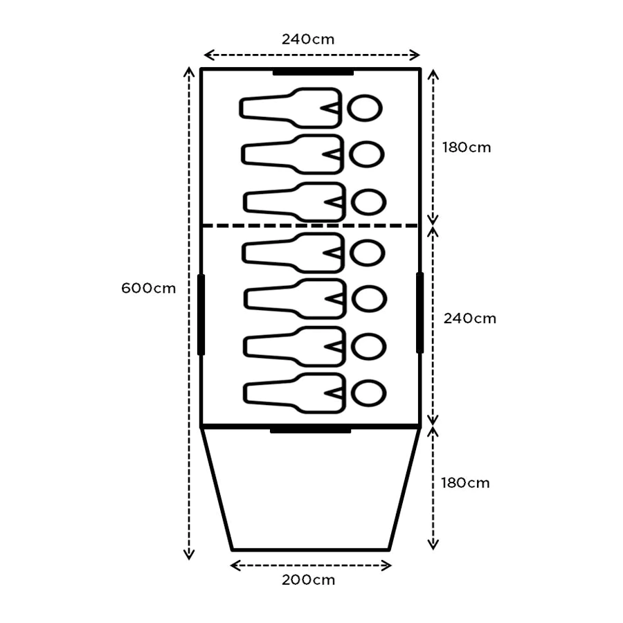 BlackWolf Turbo Lite Plus Tent 240