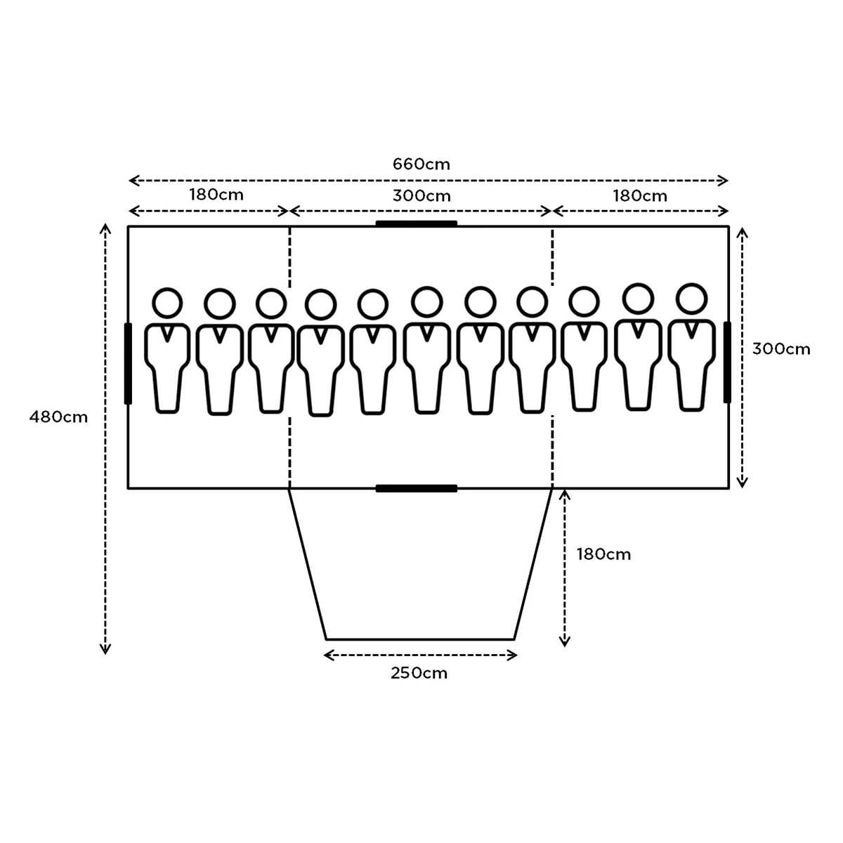 BlackWolf Turbo Lite Twin Tent 300