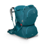 Osprey Poco LT Child Carrier in Deep Peyto, three-quarter view