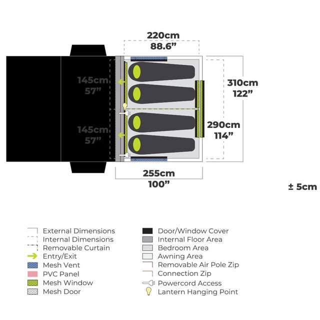 Zempire Shapeshifter 4 SLEEPING Module