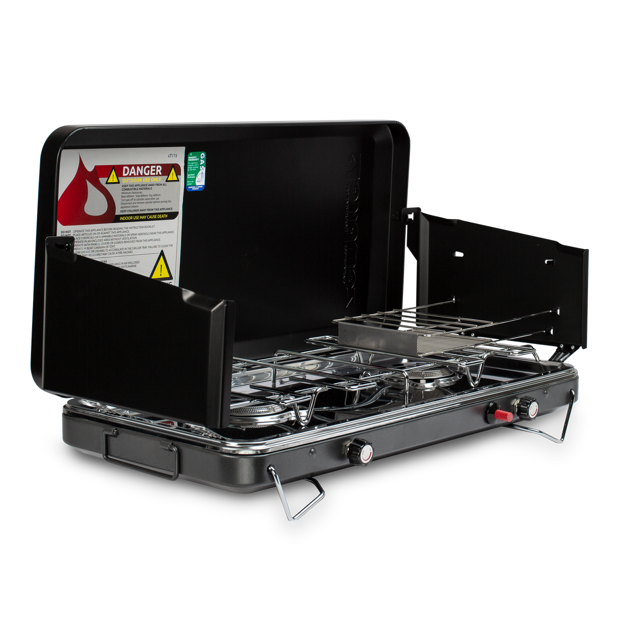Zempire 2 Burner Deluxe Wide Stove