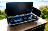 Zempire 2 Burner Deluxe Wide Stove