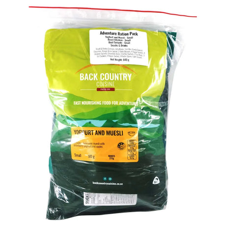 Back Country Cuisine One Day Ration Packs