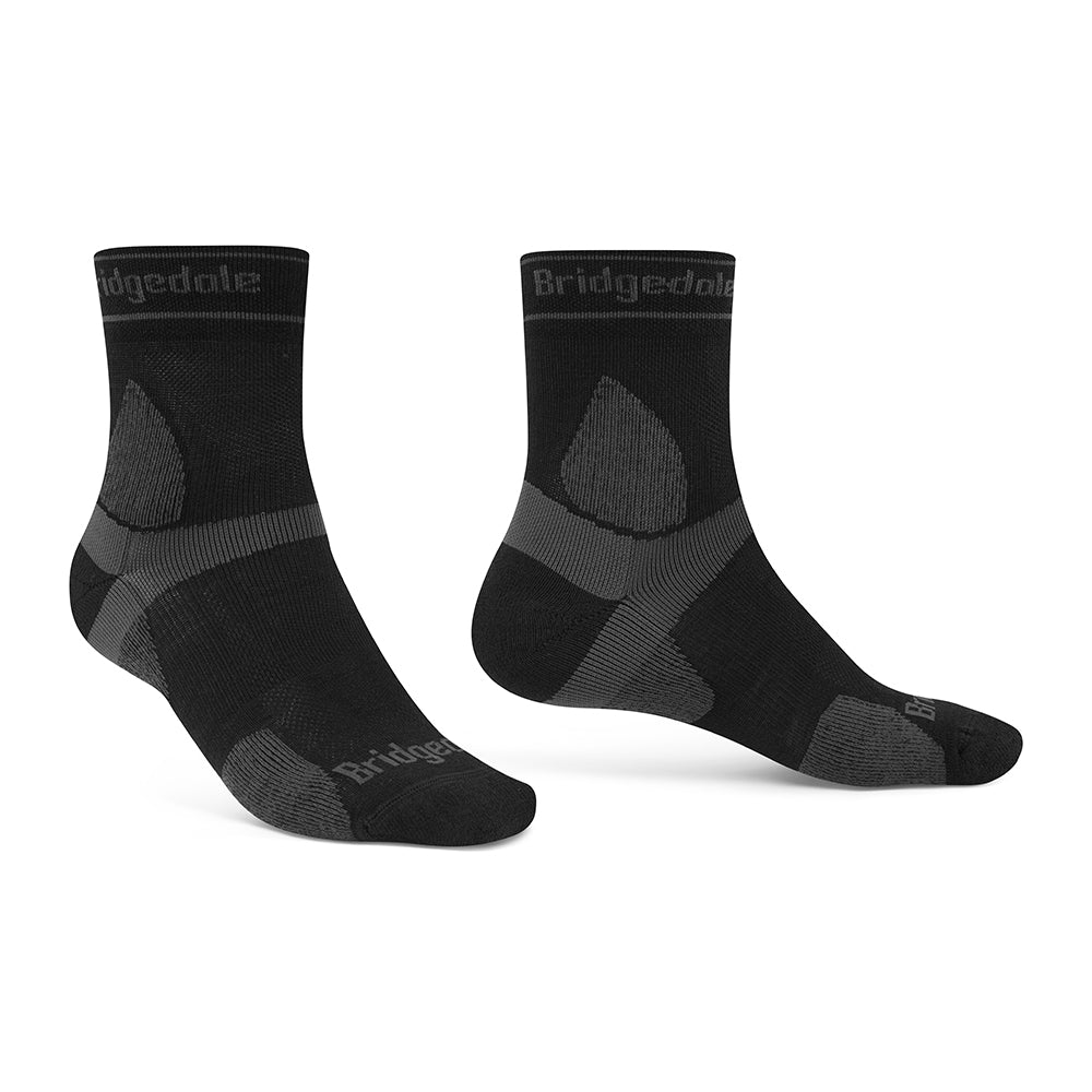 Men's Trail Run Ultra Light Merino Sport 3/4 Crew