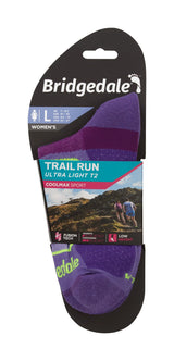 Bridgedale Trail Run Ultra Light T2 Coolmax Sport Low Women's