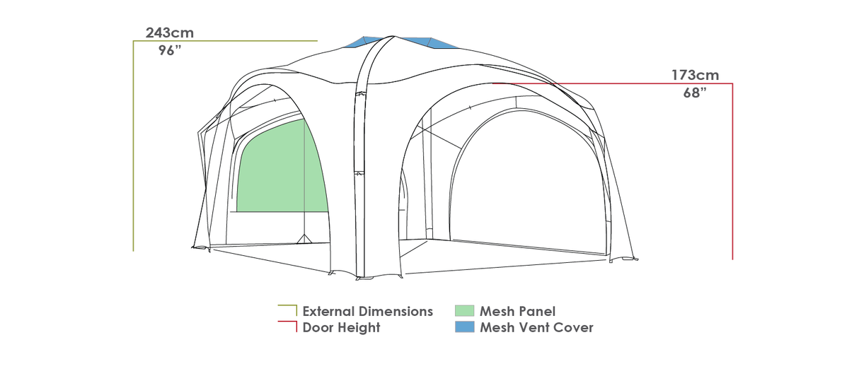 Zempire Aerobase 3 Pro Inflatable Air Shelter