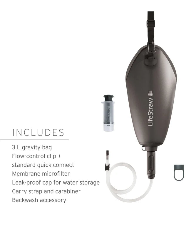 LifeStraw Peak Gravity Water Filter System - 3L
