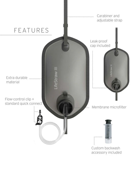 LifeStraw Peak Gravity Water Filter System - 8L