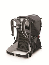 Osprey Poco LT Child Carrier in Black, harness and back panel
