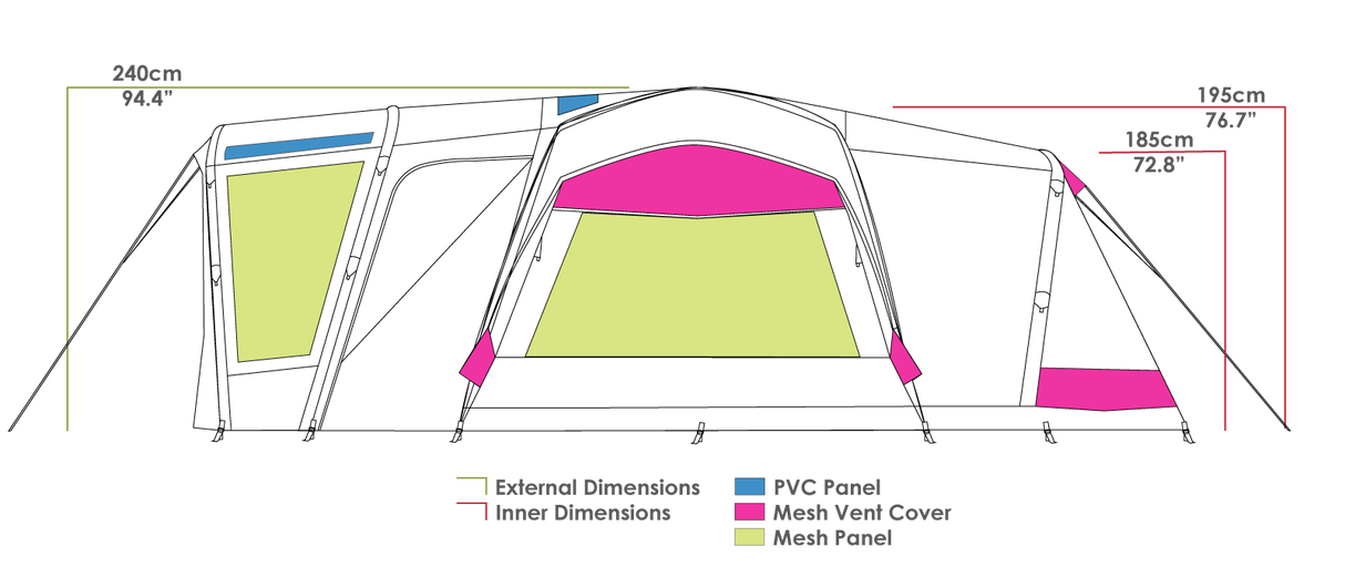 Zempire Pro III V2 Air Tent