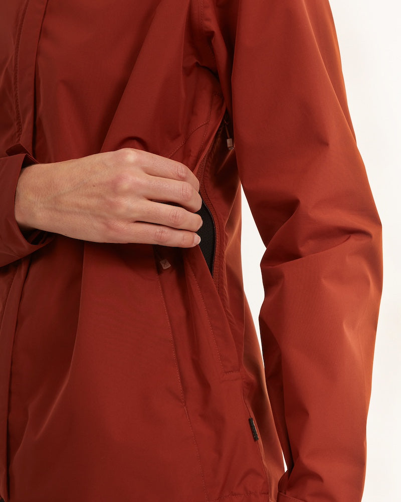 Takayna Womens Premium Packable Waterproof Rain Jacket