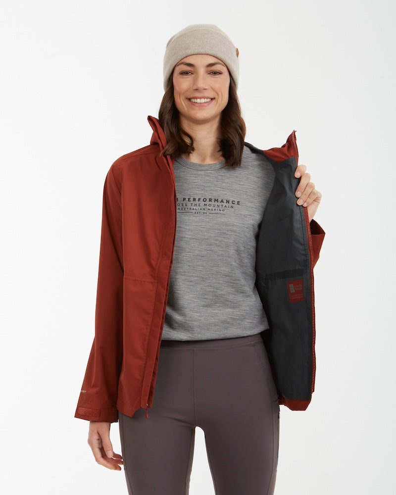 Takayna Womens Premium Packable Waterproof Rain Jacket