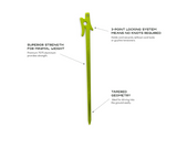 Nemo Airpin Ultralight Stakes (Set of 4)