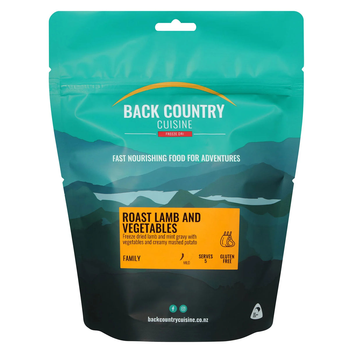 Back Country Cuisine Lamb Meals