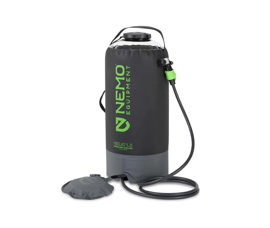 Nemo Helio LX Pressure Shower (Black/Apple Green)