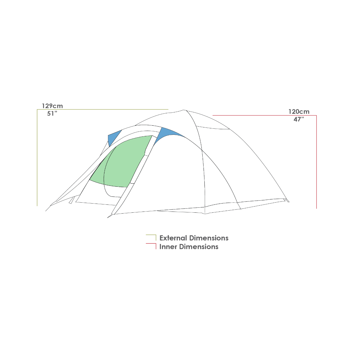 Zempire Trilogy 3 Person Tent