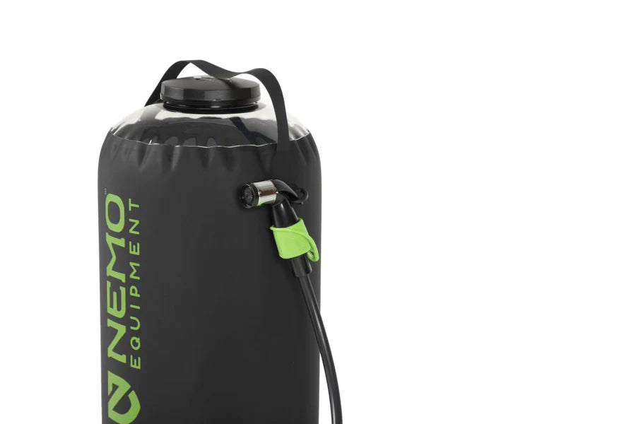 Nemo Helio LX Pressure Shower (Black/Apple Green)